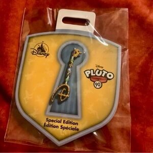 Disney Pluto 90th Anniversary Special Edition Key - Yellow and Blue